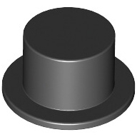 Lego klobouk, černá (4105175, 4569092)
